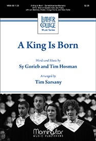 A King Is Born SATB choral sheet music cover Thumbnail
